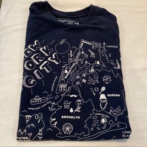 Mapnote NYC Map Tee T-shirt